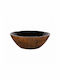 Ready Wooden Salad Bowl Brown 35x35x7.6cm