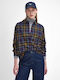 Langärmelig Damen Hemd Tartan Geprüft