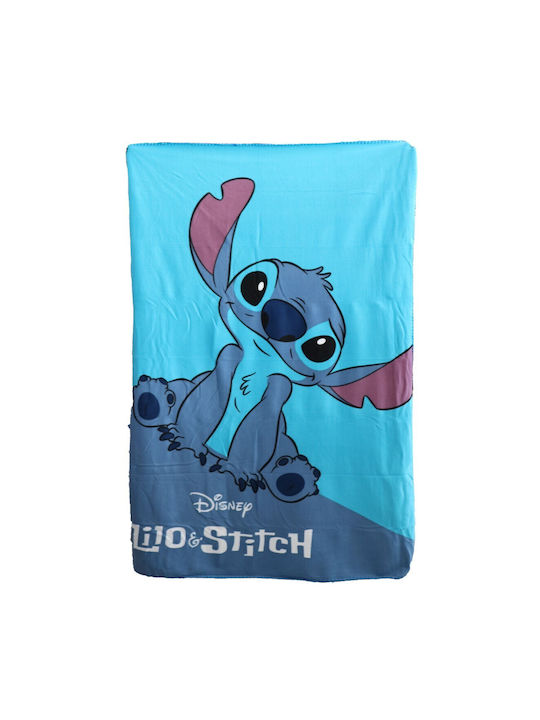 Disney Κουβέρτα Fleece 100x140εκ. Μπλε