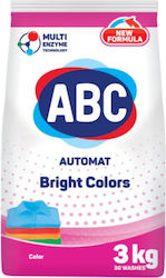 Abc Απορρυπαντικό Σκόνη Χρωματιστά Ρούχα 3kg