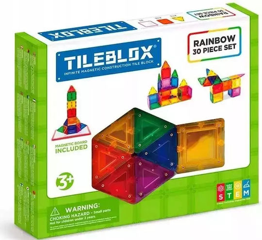 Magformers Μαγνητικό Παιχνίδι Κατασκευών Rainbow Set