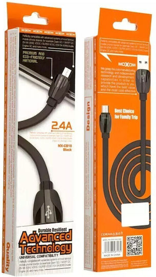 Moxom Regulär USB 2.0 auf Micro-USB-Kabel Schwarz 1m 1Stück