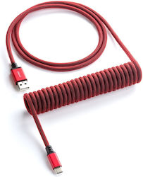 Cablemod USB 2.0 USB-C männlich - USB-A 1.5m (CM-CKCA-CR-KR150KR-R) Cablemod USB 2.0 USB-C männlich - USB-A 1.5m (CM-CKCA-CR-KR150KR-R)