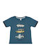 Παιδικό T-shirt Μπλε Ραφ