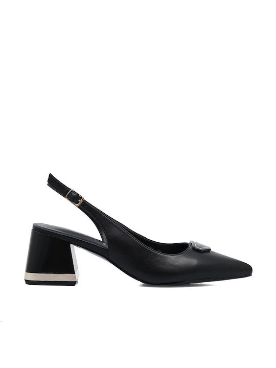 Laura Biagiotti Synthetic Leather Black Heels