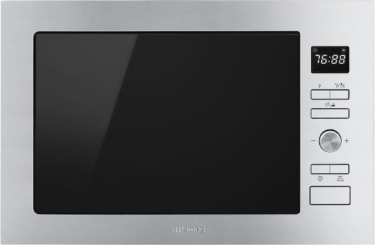 Smeg Eingebauter Mikrowellenherd mit Grill 25Es Gray