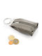 Philippi Keychain Leather Gray