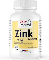 Zein Pharma Цинк Бисглицинат 15 мг 120 капсули Zein Pharma Цинк Бисглицинат 15 мг 120 капсули