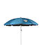Unigreen Umbrelă de Plajă Pliabilă cu Diametru de 2m Bej