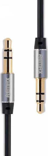 Remax Καλώδιο Ήχου 3.5mm male - 3.5mm male Ασημί 2m 110412