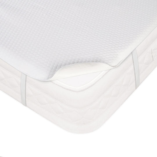 Darymex Doppeltes Wasserdichtes Matratzenschutz mit Elastischen Bändern Weiß 140x200cm