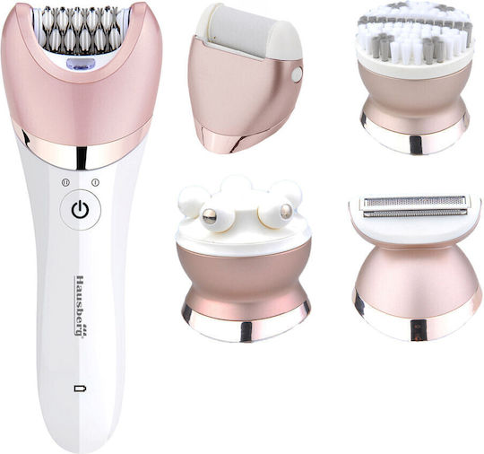 Set Îngrijire Corporală 5 În 1 Hausberg Hb-85au Tensiune 220-240v Baterie Litiu 1400 Mah Auriu