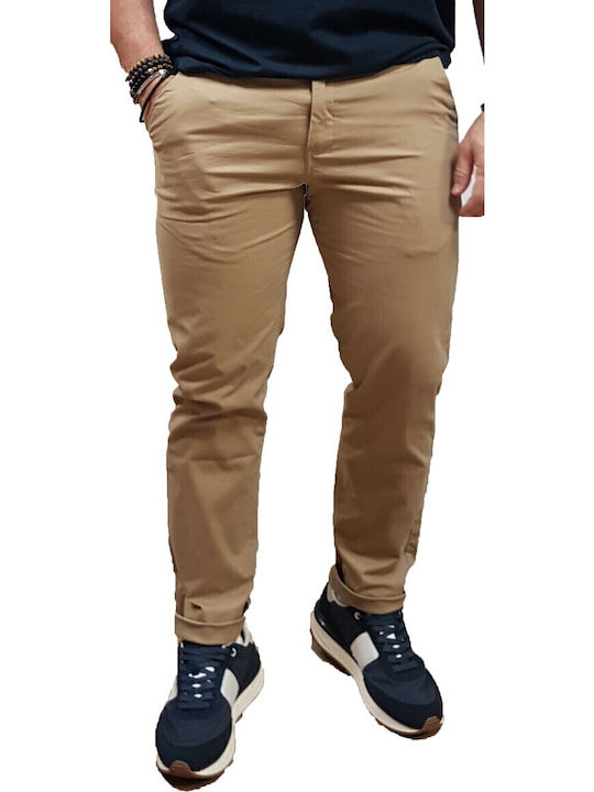 Rebase Παντελόνι Chino Camel