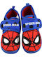 Kids Slippers Boots Blue Spiderman