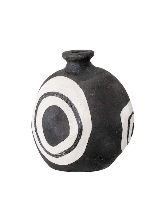 Bloomingville Vază Decorativă Ceramică Negru 1buc