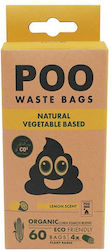 Hundekotbeutel Poo Bio 60 Beutel Zitronenduft