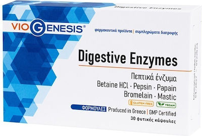 Viogenesis Digestive Enzymes 30 capace 30 file