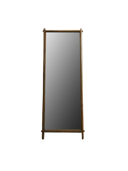 Mahatma Interiors Boden- oder Standspiegel mit Bronze Holz Rahmenmaterial 165x62cm