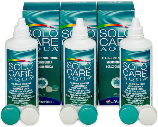 Menicon Solocare Aqua Kontaktlinsenlösung 3x360ml