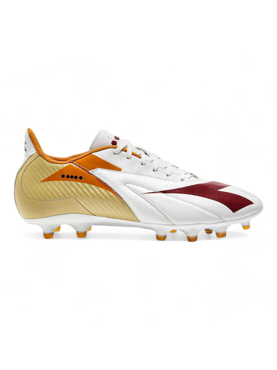 Diadora Maximus Elite Lt Slp12 Niedrig Fußballschuhe mit Stollen Weiß