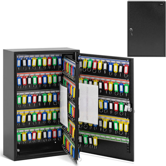 Metal Key Organizer Box 200 Keys + Hangers