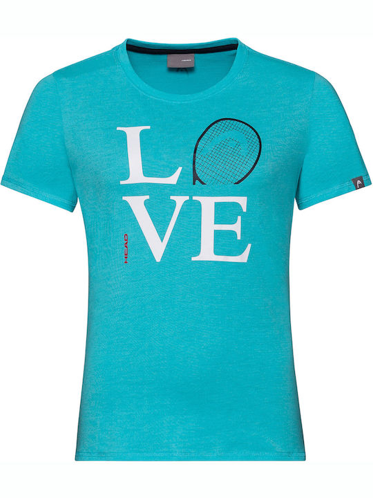 Head Kids T-shirt Aqua