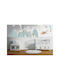 Kinderzimmer Aufkleber Set Pastell Dekoration 120x240
