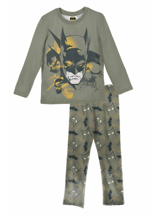 Superheroes Kids Pyjamas Green