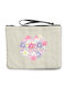 Necessaire in Beige Farbe