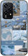 Aesthetic Blue Honor 200 Lite 5g Black TPU Silicone