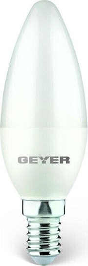 Geyer Bec LED 8.5W pentru Soclu E14 și Formă C37 Alb natural