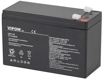 12V Blei-Gel-Batterie 7Ah Wartungsfrei 151x65x94 mm