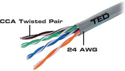 FTP-Kabel Kategorie 5 CCA 0,5 mm Länge 305 m