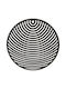 Decorațiune de Perete Cerc Spiralat Krodesign 50 Cm Diametru Negru