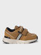 Urban Παιδικά Sneakers με Σκρατς Καφέ