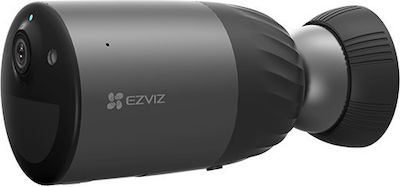 Ezviz CS-BC1C Pro IP Surveillance Camera Wi-Fi 4K Waterproof Battery with Two-Way Communication and Lens 2.8mm in Black Color