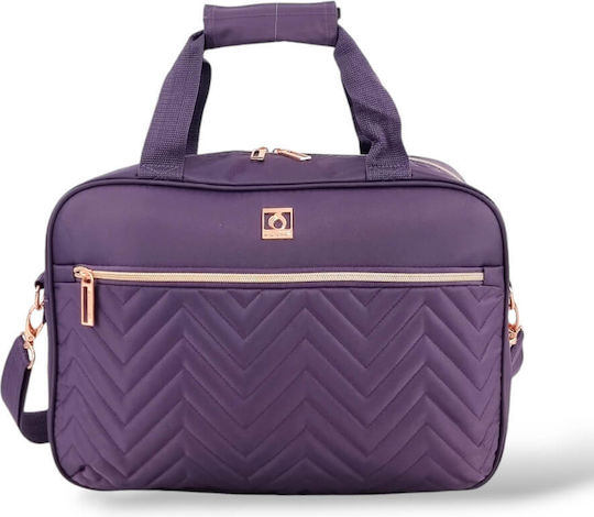 Diplomat Monaco Sack Voyage 16lt Purple Fabric L40xW15xH18cm