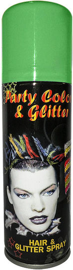 Party Color & Glitter Karneval Haarspray 125ml Grün