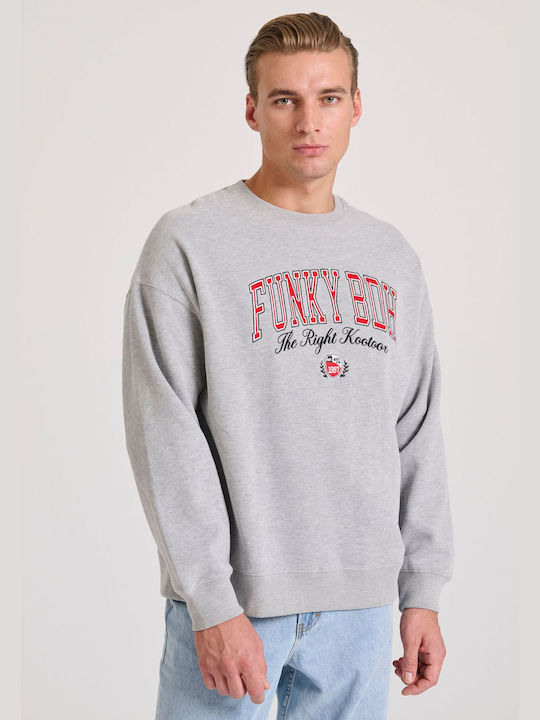 Funky Buddha Men's Sweatshirt Gray