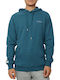 Funky Buddha Sweatshirt with Hood Blue