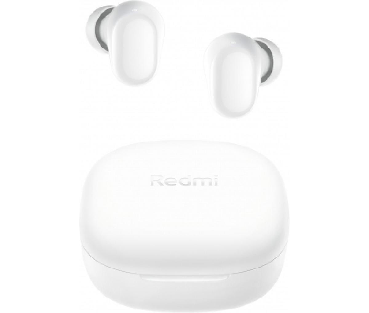 Xiaomi Redmi Buds 6 Play Bluetooth Handsfree Ακουστικά με Αντοχή στον Ιδρώτα και Θήκη Φόρτισης Λευκά