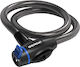 Bicycle Cable Lock with Key Black