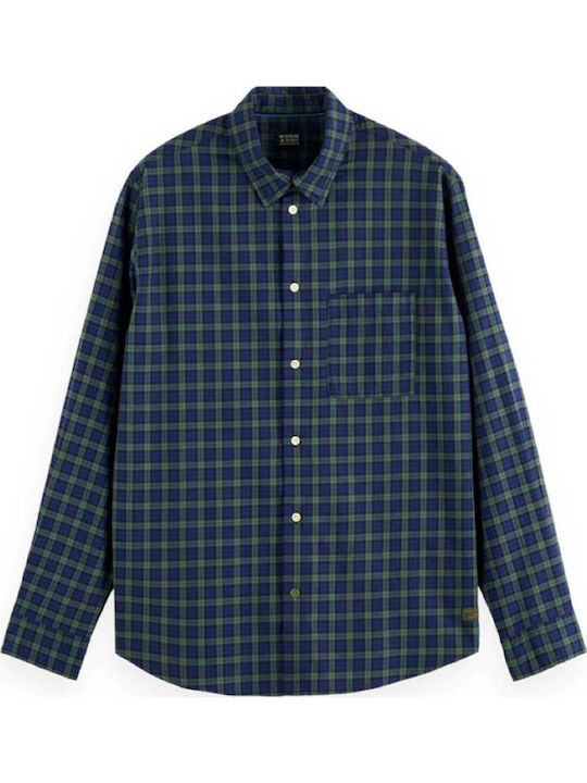 Scotch & Soda Flannel Shirt Green