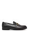 Δερμάτινα Γυναικεία Loafers σε Μαύρο Χρώμα