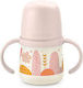 Suavinex Educational Sippy Cup Plastic with Handles Pink Dreams Pink for 6m+m+ 150ml