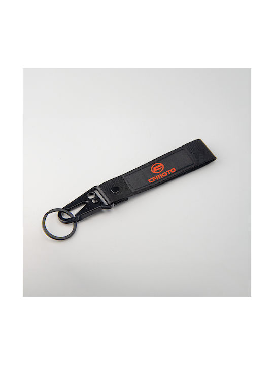 Fabric Keychain Cfmoto Black-Red