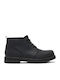 Leather Black Men's Boots