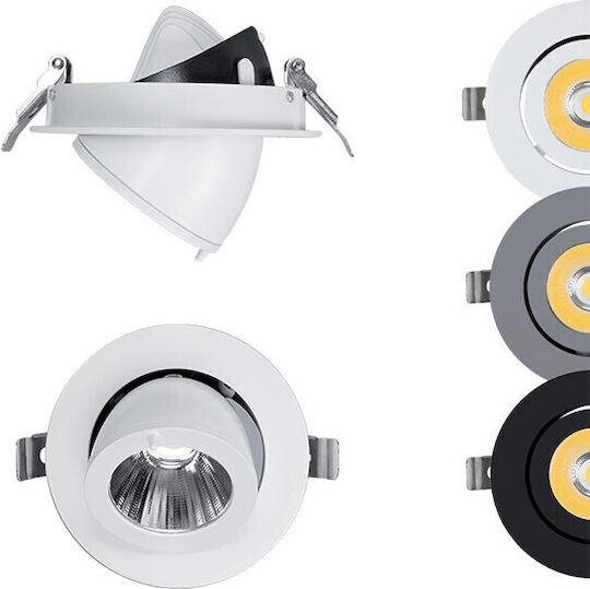Elmark Monos LED Spot în Culoare Negru