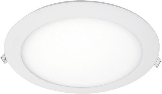 Elmark Στρογγυλό Χωνευτό LED Panel 18W
