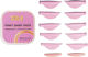 Zola Lash Lifting Shields Pinky Shiny Pads 6 Pairs